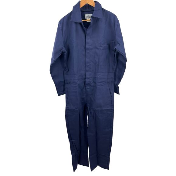 Steel Grip Inc. Flame Resistant‎ Coveralls Size 38 Inseam 27 Blue Michael myers - Picture 8 of 10